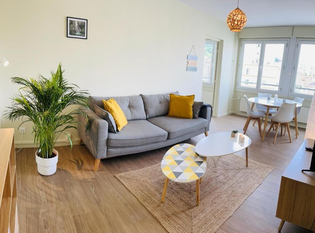 Espace 500 - Cosy, Wifi & Vue Sur La Ville Saint-Etienne  Eksteriør billede